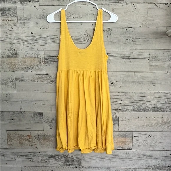 American Eagle Outfitters Yellow Sleeveless Sundress - Picture 3 of 3